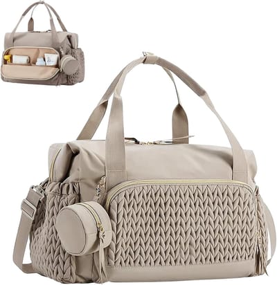 Multifunctionele Verschoontas met Flessenhouder en Waterdichte Diaper Bag voor Reizen, Strand en Dagelijks Gebruik