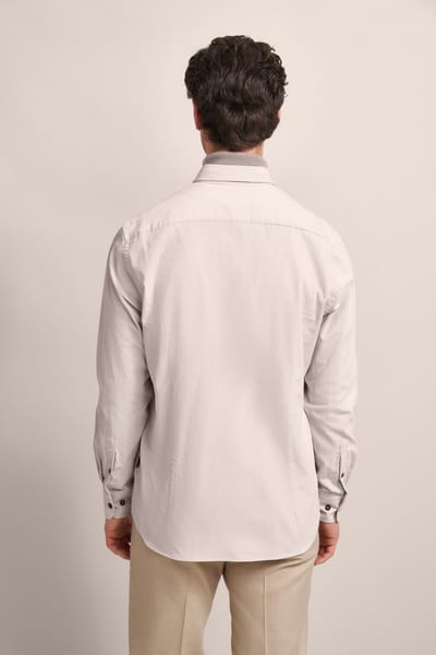 Bugatti Herren Shirt in modern fijn ribfluweel