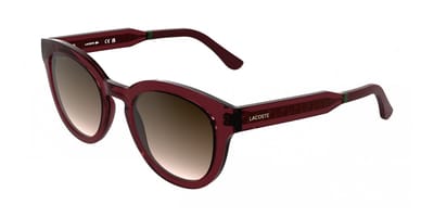 Lacoste L6070S Transparent burgundy 52/22/145 WOMAN Zonnebrillen