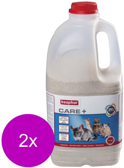 Beaphar xtra vital chinchilla badzand - 2 st à 2 LTR