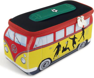 BRISA VW Collection - Volkswagen neopreen universele make-up-, cosmetica-, reisapotheek-tas in T1 Bulli Bus-design