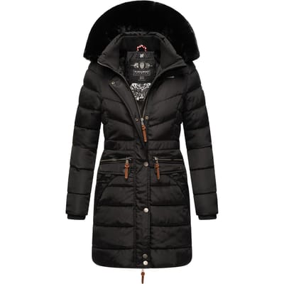 Navahoo Dames Winterjas Paula – Extra Warm, Waterafstotend & Met Afneembare Bontkraag