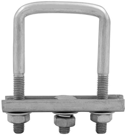 Neuswiel klemhouder – 60 mm – Vierkant