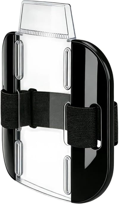 Kaarthouder Armband - Badgehouder Hoes - Outdoor Activiteiten - Waterdicht Materiaal - 14.5 x 15 cm - Zwart