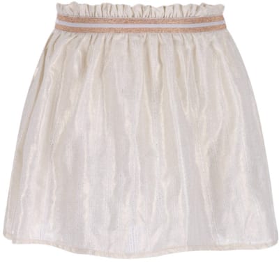 Like Flo - Suuz Flo girls skirt with elastic WB - Soft gold - Maat 104