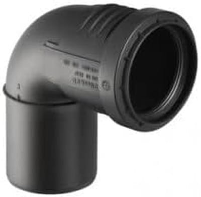 Geberit 390524141 vel Silent-PP met mof, 87,5 graden DN 110