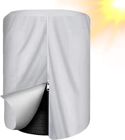 Reservebandhoes - Bandenbeschermer - Buitenopslag - Waterdicht Oxford Doek - 110x73x73cm - Veelkleurig