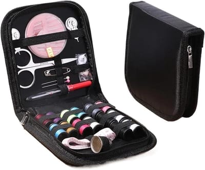 Naaiset - Reparatieset - Reis en thuis - Uitgebreide gereedschappen - 1 set - Zwart