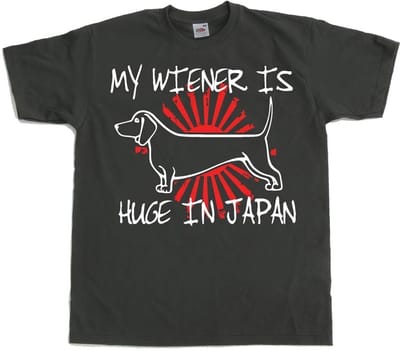Hybris Mijn Wiener is enorm populair in Japan! Donkergrijs