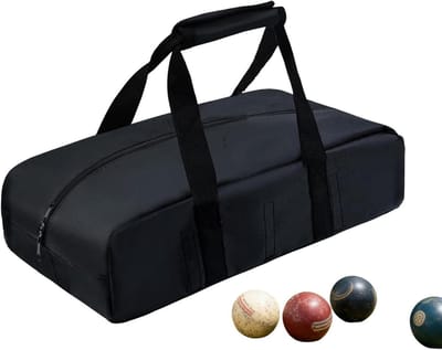 Sport Ballen Tas - Ballen Opbergtas - Spel Voorbereiding - 8 Vakken Organizer - 43x24x11 cm - Zwart