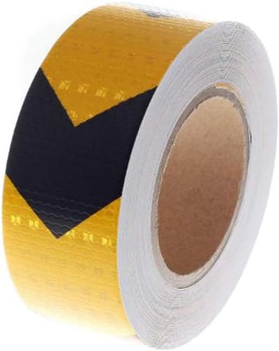 Reflecterend waarschuwingslint – Pijlrichting, voor transport, 0.05x25m