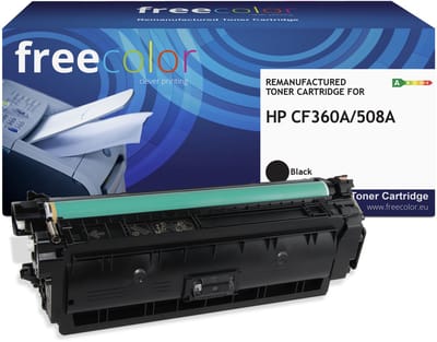 Freecolor - Vervangt HP 508A (CF360A) Toner - Zwart - 6.000 pagina's - Compatible