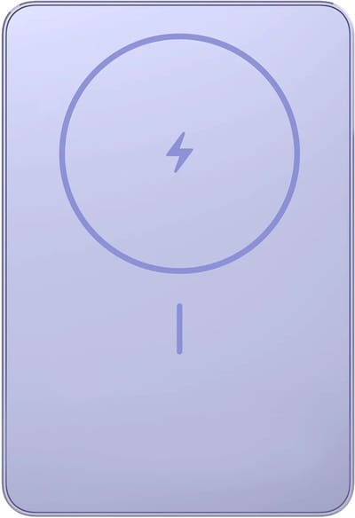 Xiaomi Super Slim Magnetic Power Bank 5000 - 5000 mAh - 22,5 W snelladen - Magnetisch - Paars