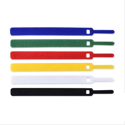longziming -Kabelbinders - Kabelorganisatoren - Klittenband Kabelties - Herbruikbaar Sluitsysteem - Dubbelzijdig Gebruik - Nylon Microvezel - Kleurgecodeerde Sortering - Gereedschaploze Installatie - 120 Stuks