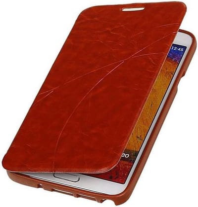 Easy Booktype hoesje Geschikt voor Samsung Galaxy Grand 2 SM-G7106 Bruin