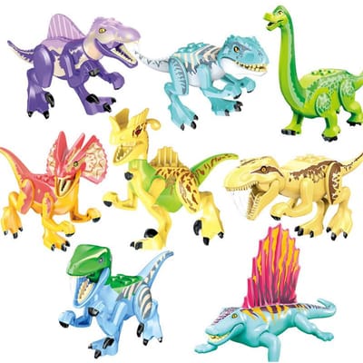Jurassic Dinosaur World Brutale Raptor T-Rex Triceratops Indominus Rex Model Bouwstenen Dino Velociraptor Figuur Stenen Speelgoed