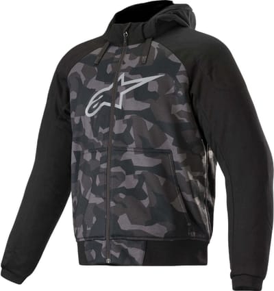 Alpinestars Chrome Camo Sport Motorfiets Zip Hoodie -