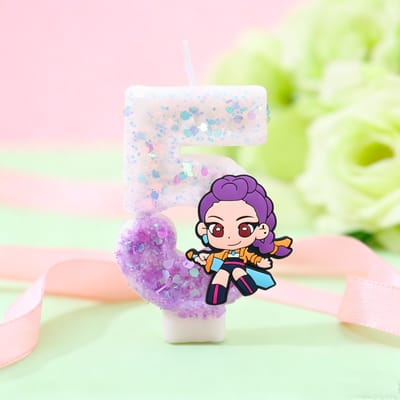 Mooie Kpop Demonenjager Thema Kaarsen voor Verjaardagsfeestjes van Kinderen van 5-9 Jaar Prachtige Taartdecoraties Feestartikelen