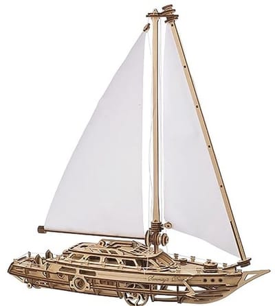 Modelzeilboot Bouwen - Houten 3D Puzzels voor Volwassenen - DIY Model Kits voor Schepen