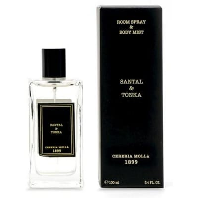 Cereria Mollà 1899 Roomspray Bodymist Santal & Tonka - interieurparfum - 100ml
