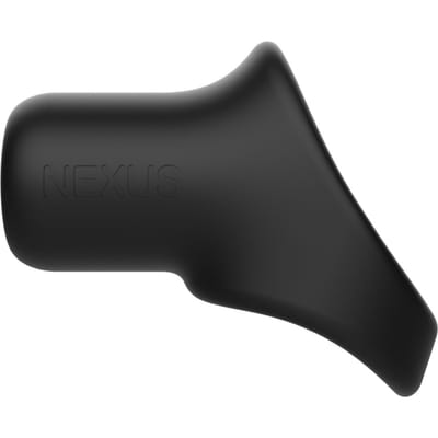Nexus RISE Siliconen Cock en Balls Houder - Zwart - Penisopening 29 mm - Testikelopening 49 mm - 100% Vloeibaar Siliconen - Comfortabele Pasvorm - Erectieversterkend - Solo en Partnergebruik - Intensere Sensaties - Duurzaam - Luxueus - Langdurig