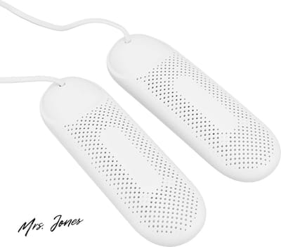 Mrs. Jones Elektrische Boot Deodorizer Droger - Elimineert Vocht en Geur - Schoen Heater Droger voor Sokken Skischoenen - Huishoudelijke Schoenen Droger - (EU-stekker) .