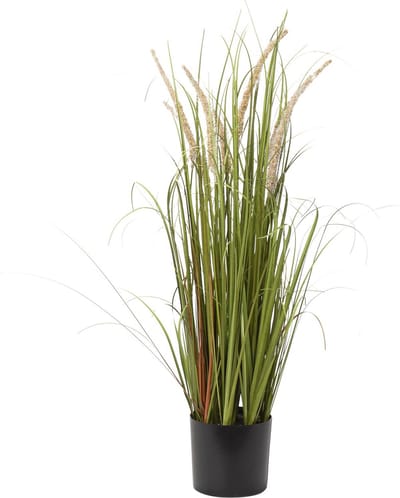 Goodivery ® Kunstmatige decoratieve grasplant met natuurlijke uitstraling voor binnen- en buitengebruik, hoogte: 70 cm