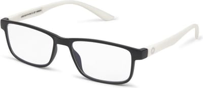 Nordic Vision NPBG Västervik Leesbril +1.00 - Zwart frame, witte temples