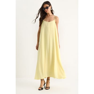 Maxi V-hals Jurk