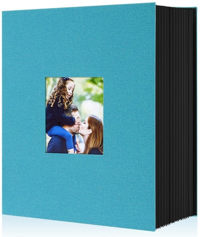 IMstore - Photo Album - 1000 Foto's - Grote Capaciteit - Teal Blauw - Foto Opslag - Geschikt voor Volwassenen - 10 x 15 cm