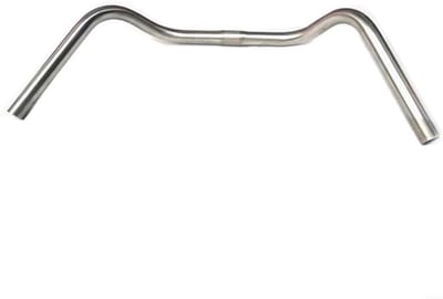 Trekking Comfort Stuur - Fietsstuur Allrounder - Comfortabel Fietsen - Roestvrijstalen Constructie - 560 mm Breedte - Zilver