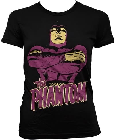 The Phantom Dames Tshirt -S- The Phantom Zwart