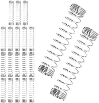 Compressieveren Roestvrij Staal - Penveren Vervanging - Pen Reparatie - Nauwkeurige Terugslag - 3 cm - Zilver