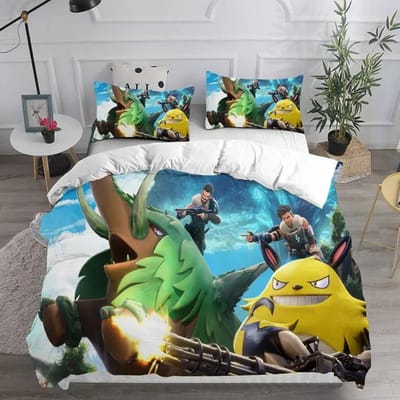 Palworld Beddengoedsets, Dekbedovertrek met Spelpersonages, 3D Prints Palworld Dekbedovertrek 2-3 Stuks Sets Slaapkamerdecoratie 135x200cm 2pcs