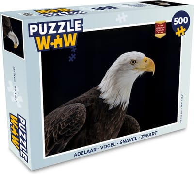 Puzzel Adelaar - Vogel - Snavel - Zwart - Legpuzzel - Puzzel 500 stukjes