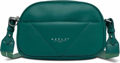 REPLAY Schoudertas Crossbody Bag Grass Green Donkergroen