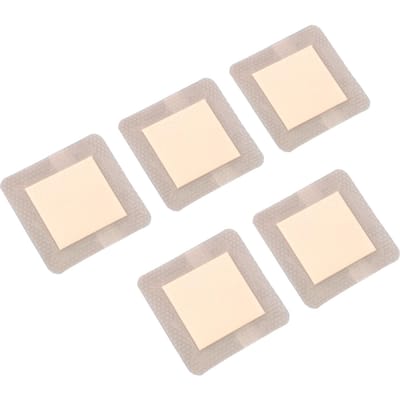 5 stuks siliconen gel wondverband pleister wondbescherming versnelt genezing zelfklevend waterdicht 3 X 3in white