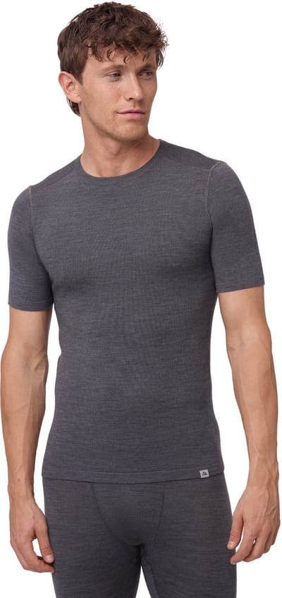 DANISH ENDURANCE Thermo T-Shirt voor Heren - van Merino Wol - Donkergrijs - Maat M