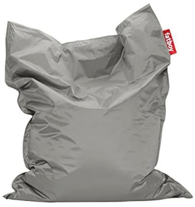 Original Silver Nylon Zitzak - Klassieke Indoor Zitzak 180 x 140 cm