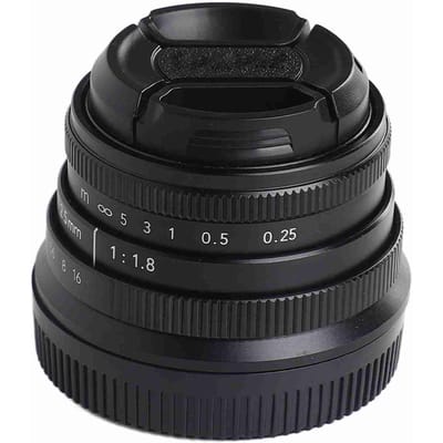 25mm F1.8 M43 Mount Handmatige Portret Vaste Brandpuntsafstand Lens voor Spiegelloze Camera