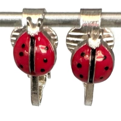Clip Oorbellen Kinderen - Oorclips - Lieveheersbeestjes - Knopje - MNQ bijoux