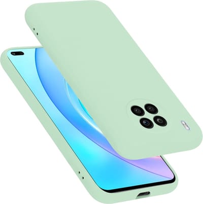 Cadorabo Hoesje geschikt voor Honor 50 LITE in LIQUID LICHT GROEN - Beschermhoes gemaakt van flexibel TPU silicone Case Cover