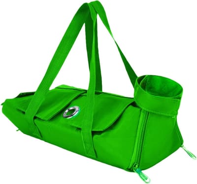 Draagtas Katten - Reistas Huisdier - Veilig Transport - Ergonomische Handgrepen - 30 x 20 x 5 cm - Groen