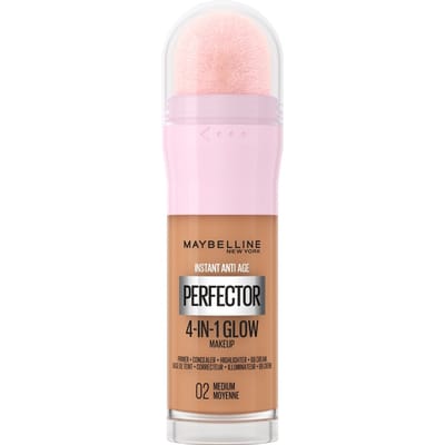 Maybelline Instant Anti Age Perfector 4-in-1 Glow Primer, Concealer, Highlighter, BB Cream 20 ml (Verschillende Tinten) - Medium