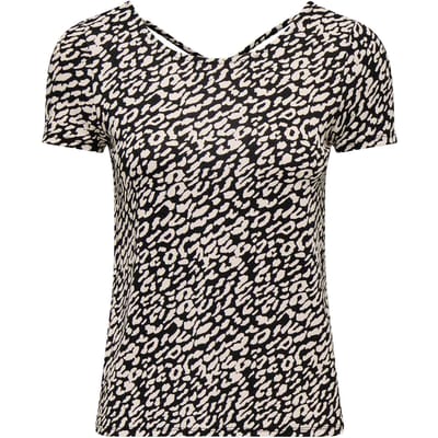 Regular fit t-shirt van viscosemix model 'BERA'