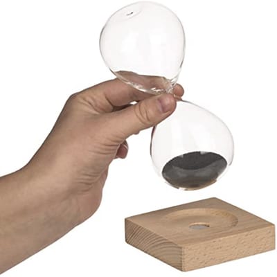 Magnetische Zandloper met Gekleurd Ijzerzand - Elegante Timer en Decoratie voor Thuis