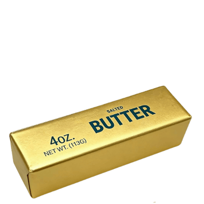 Squeeze Butter Gold Edition Squishy Toy – 14 × 4 × 4 cm – 113 g