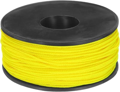 Sterke Micro Paracord van 1.17mm x 50m - Ideaal voor Kamperen, DIY Projecten en Sportactiviteiten - Lemon Geel