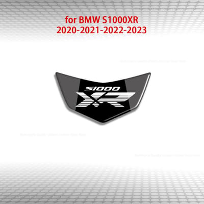 Autocollants de Carénage Avant en Gel 3D pour BMW S1000XR 2020-2025 Vinyle Imperméable Résistant aux Rayures et au Gel Kit d'Autocollants Protecteurs pour Modification de Moto bleu
