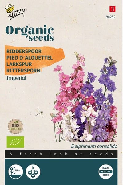 Ridderspoor Imperial Organic Seeds (Bio)